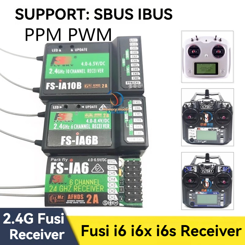 - Remote Control (Rc) Drone - FUSI I6/i6X/i6S Fpv Receiver Compatible with