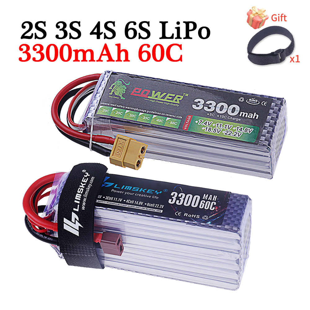 Rc Drift Car Kit - 60C Lipo Battery 3300mAh 7.4V 11.1V