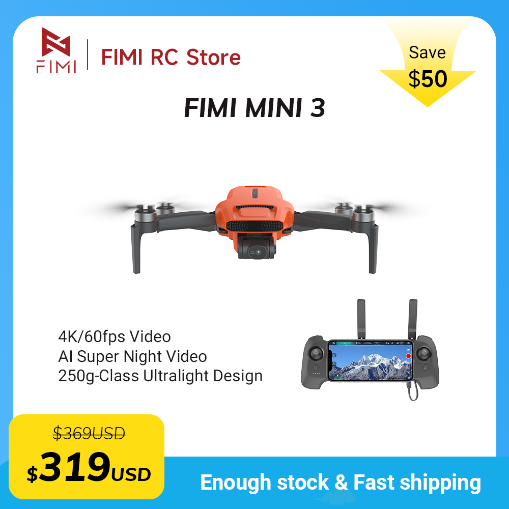 Drone Rc Team City - FIMI MINI 3 Camere drone 4K