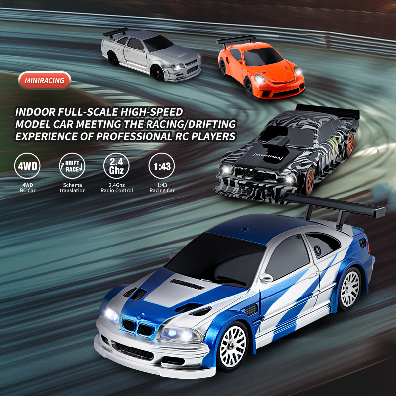 Upgraded Gyro 1/43 RC Drifting - Rc Drift Car Kit ulasan dan harga
