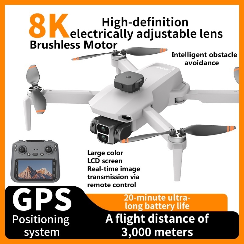 8K ESC Camera Obstacle Avoidan - Drone Rc Explorer ulasan dan harga