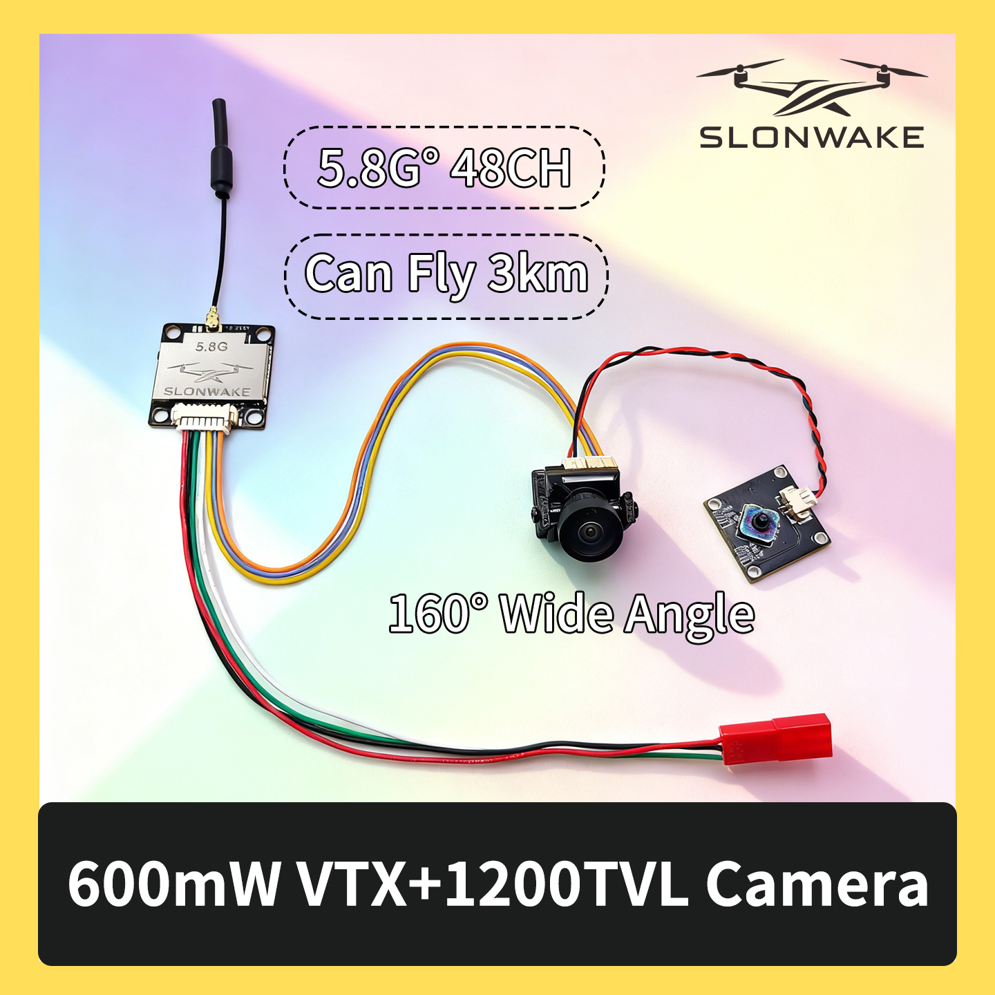SLONWAKE 5.8G 600mW 7-24V FPV  - - Remote Control (Rc) Drone ulasan dan harga