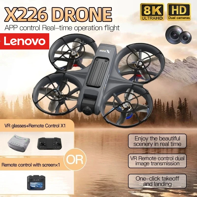 Lenovo X226/X226VR Drone 8K Pr - Drone Rc X226 ulasan dan harga
