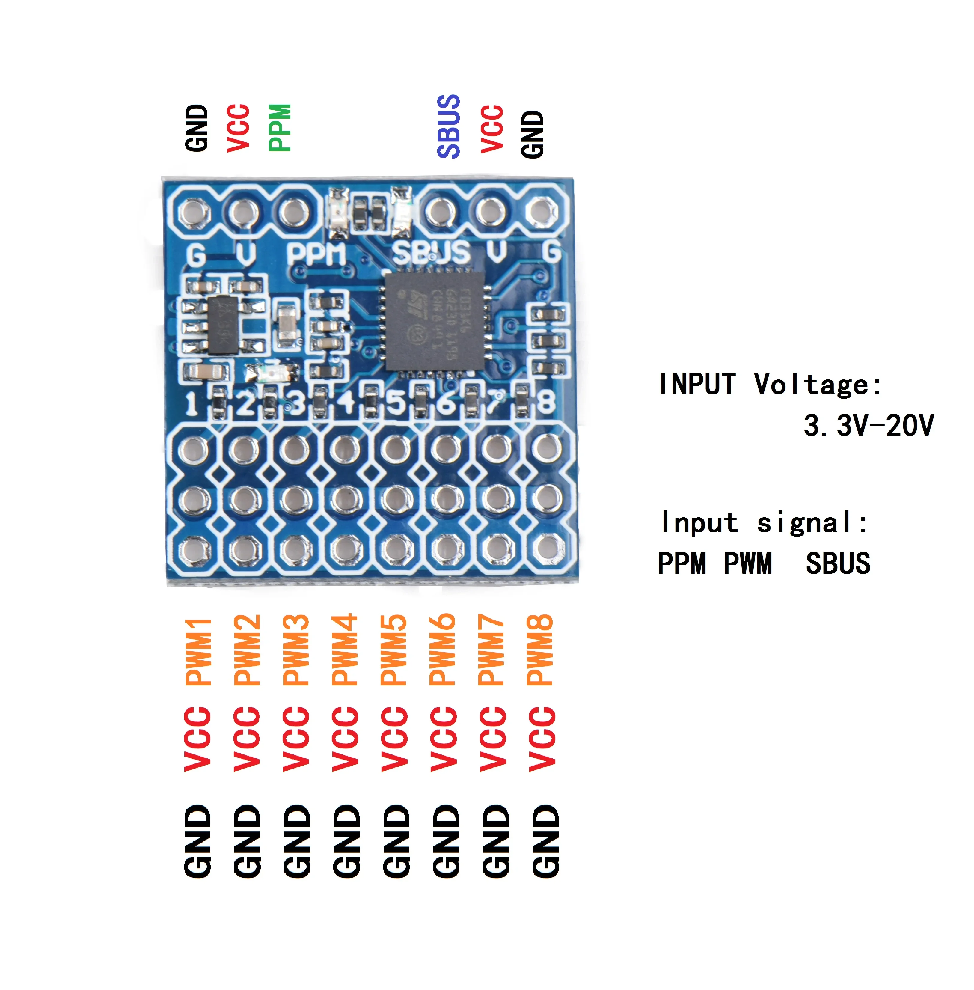 JHEMCU SPP 8CH Signal Converte - Frsky Receiver Module ulasan dan harga