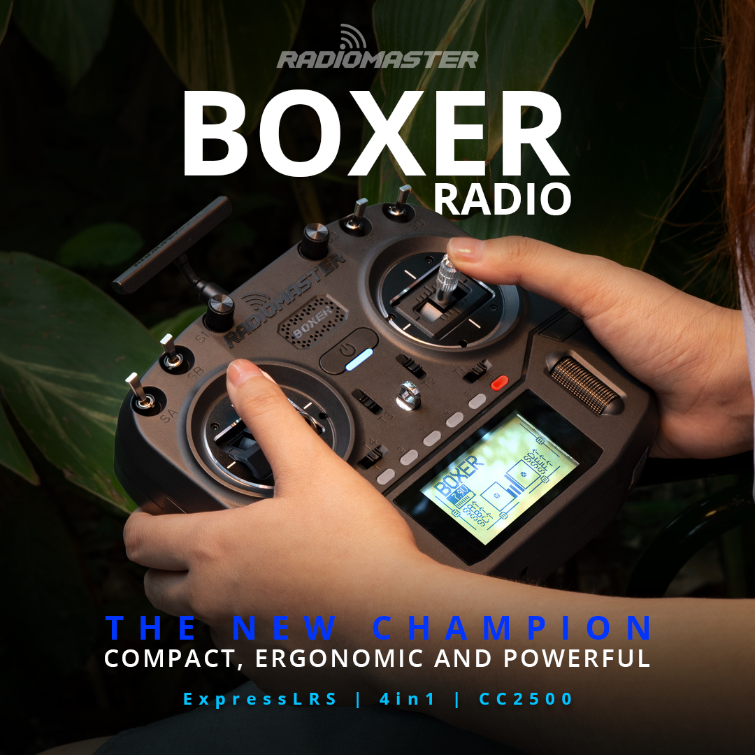 RadioMaster Boxer  2.4G 16ch H - Drone Rcs ulasan dan harga