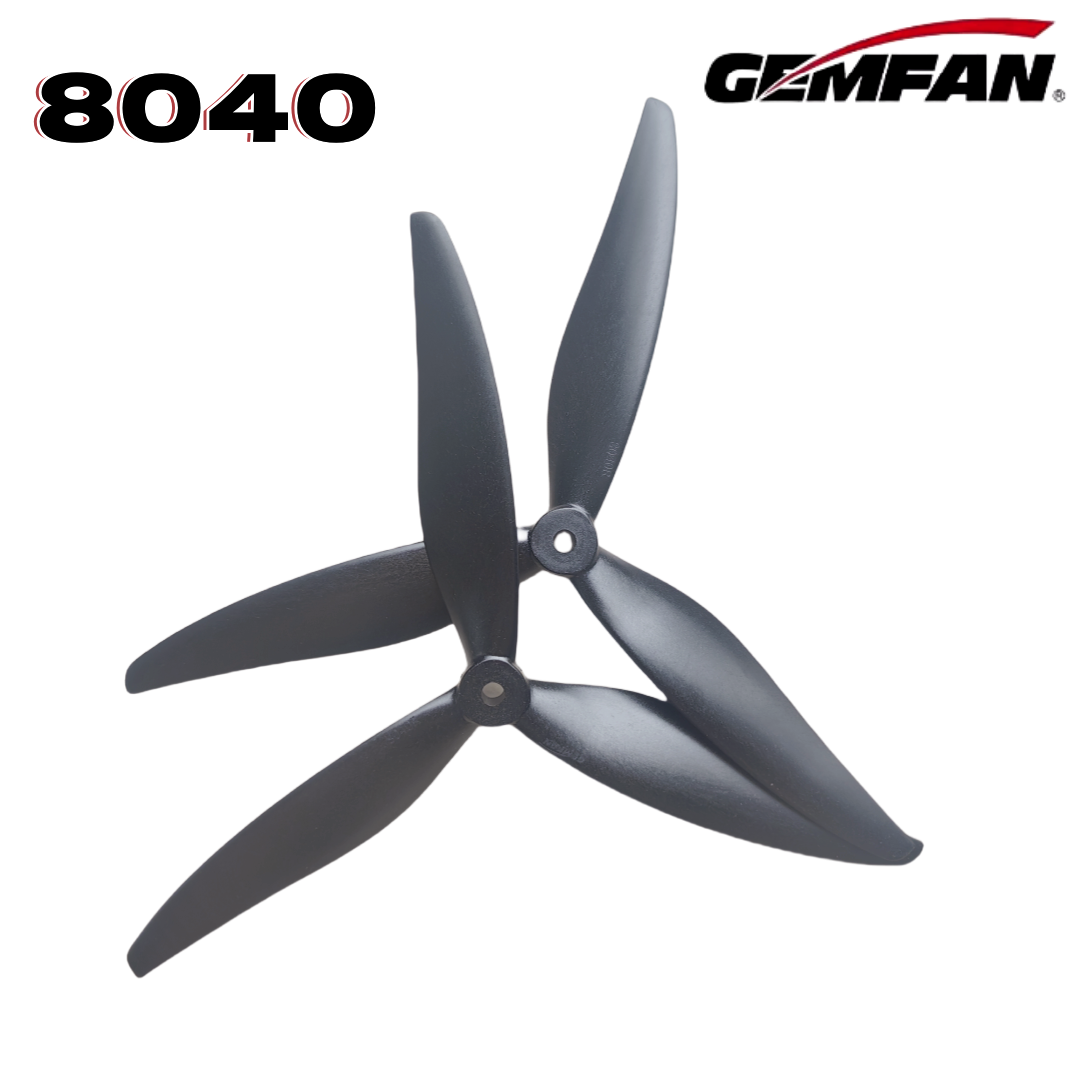 Gemfan 8040 8X4X3 3-blade 8-in - Drone Rcs ulasan dan harga