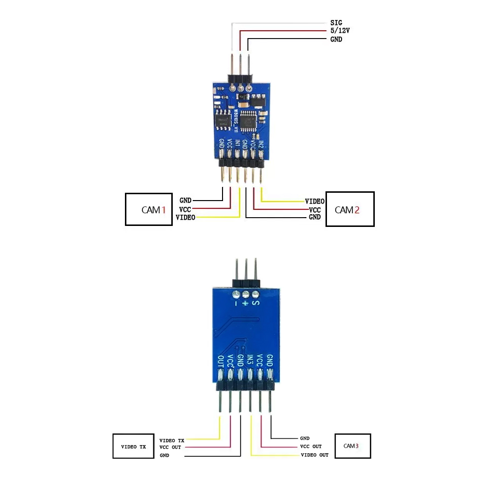 5.8G 3 Channel Video Switcher  - - Remote Control (Rc) Drone ulasan dan harga