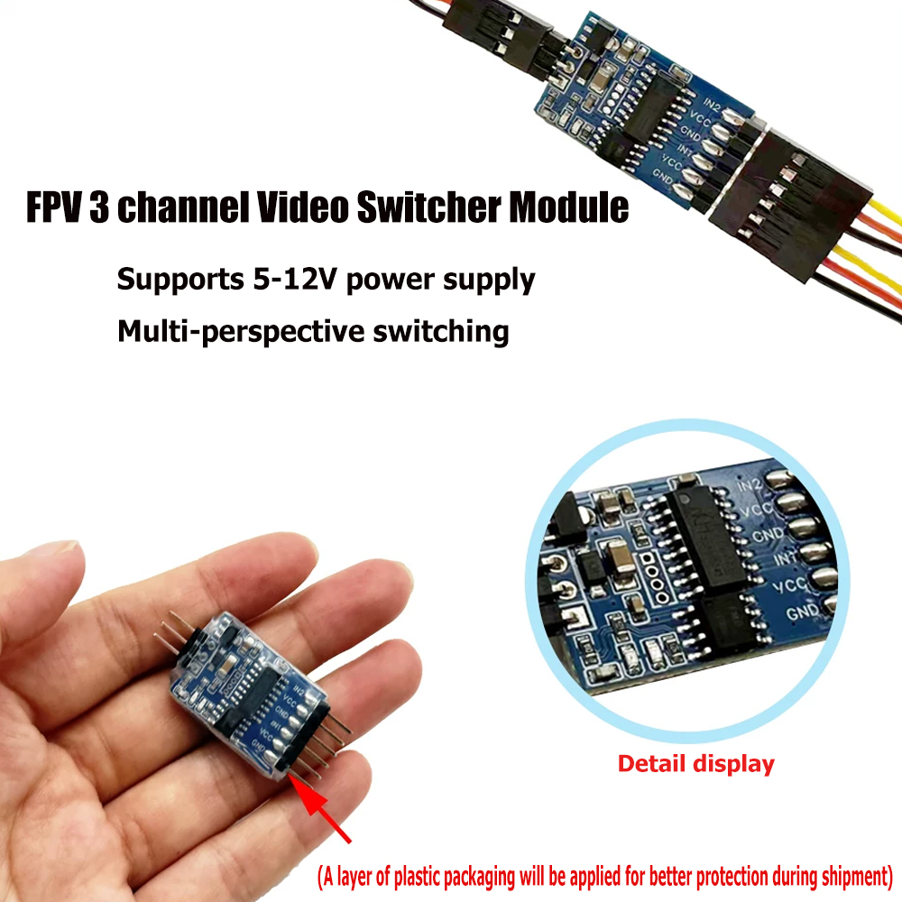 5.8G 3 Channel Video Switcher  - - Remote Control (Rc) Drone ulasan dan harga