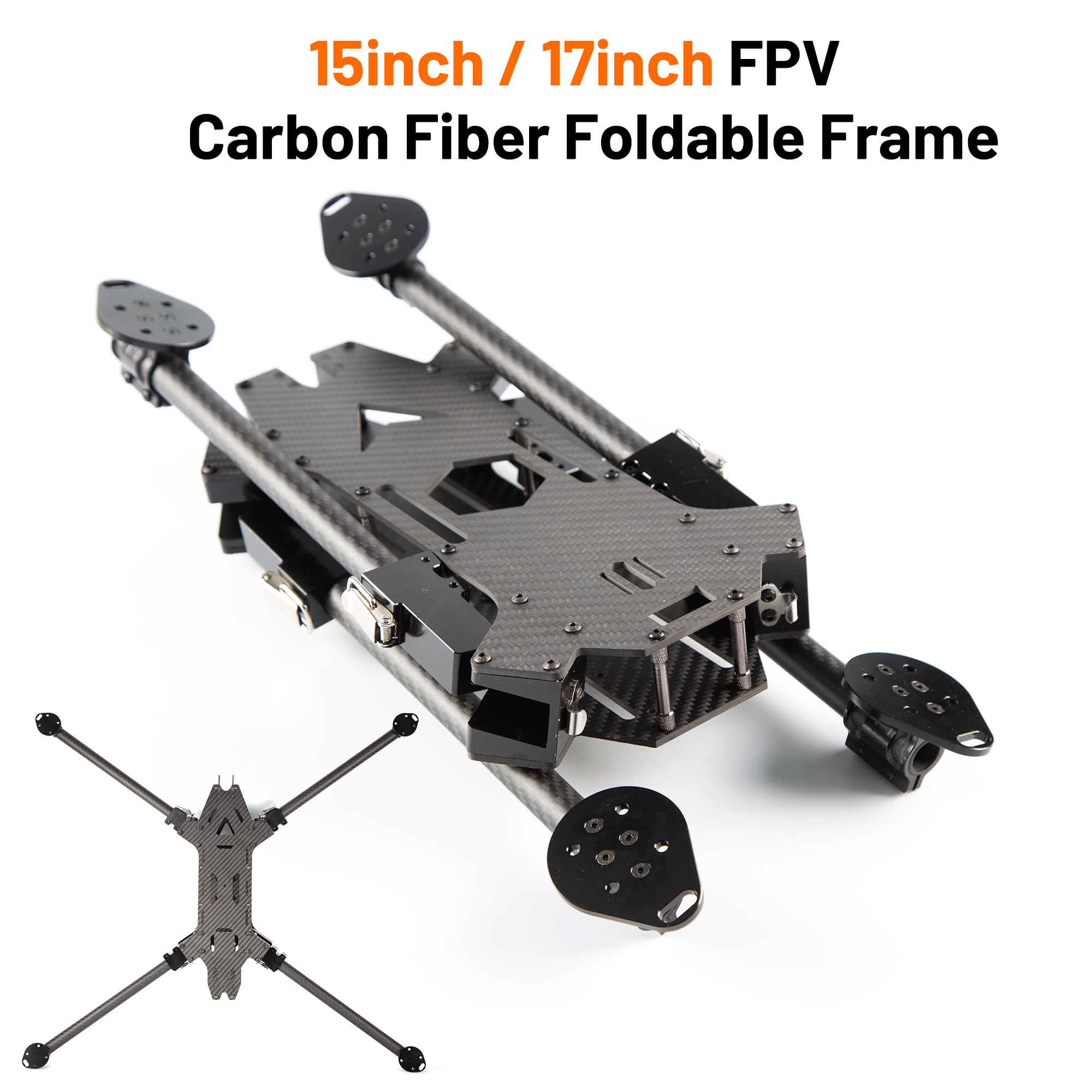15inch /17inch FPV Carbon Fibe - Drone Rcs ulasan dan harga