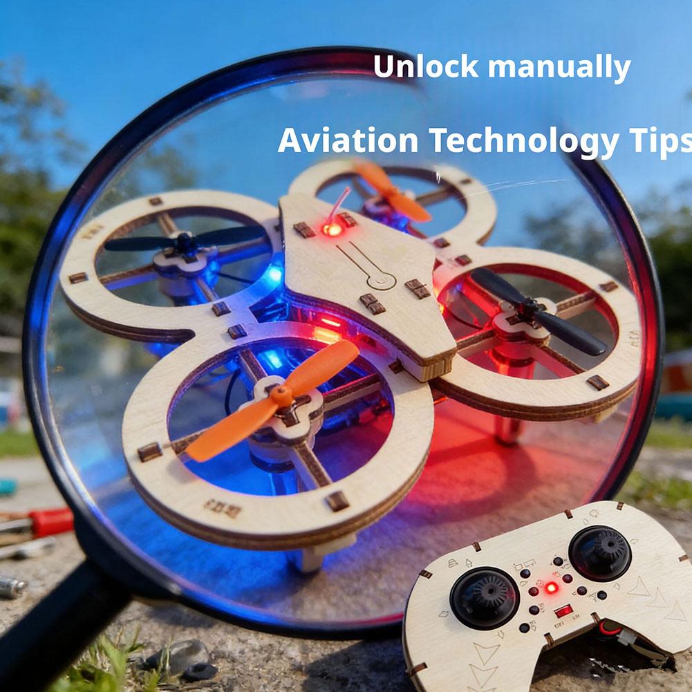 DIY Wooden RC Drone Quadcopter - Drone Rc Explorer ulasan dan harga