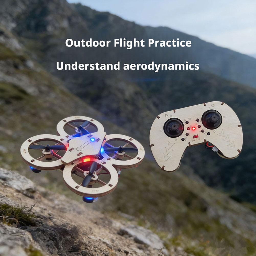 DIY Wooden RC Drone Quadcopter - Drone Rc Explorer ulasan dan harga