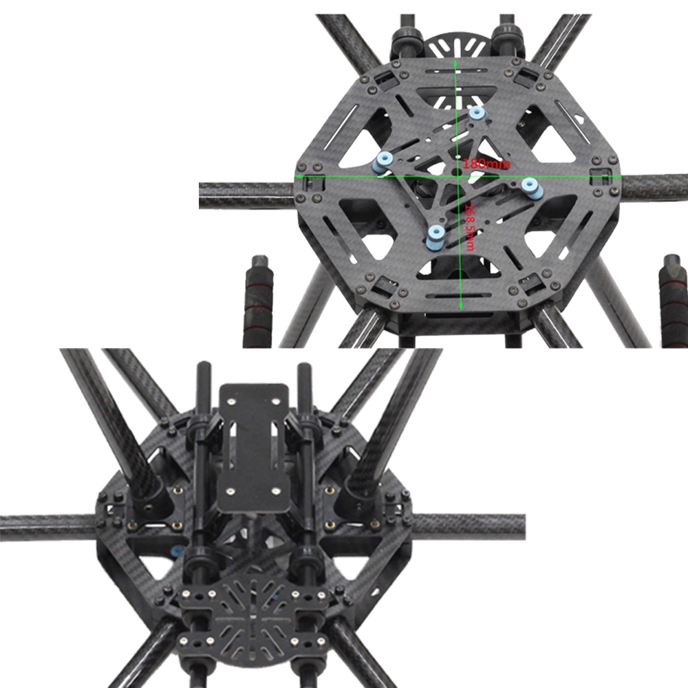 X6-X600  600mm FPV Hexacopter  - Heavy Lift Drone Frame ulasan dan harga