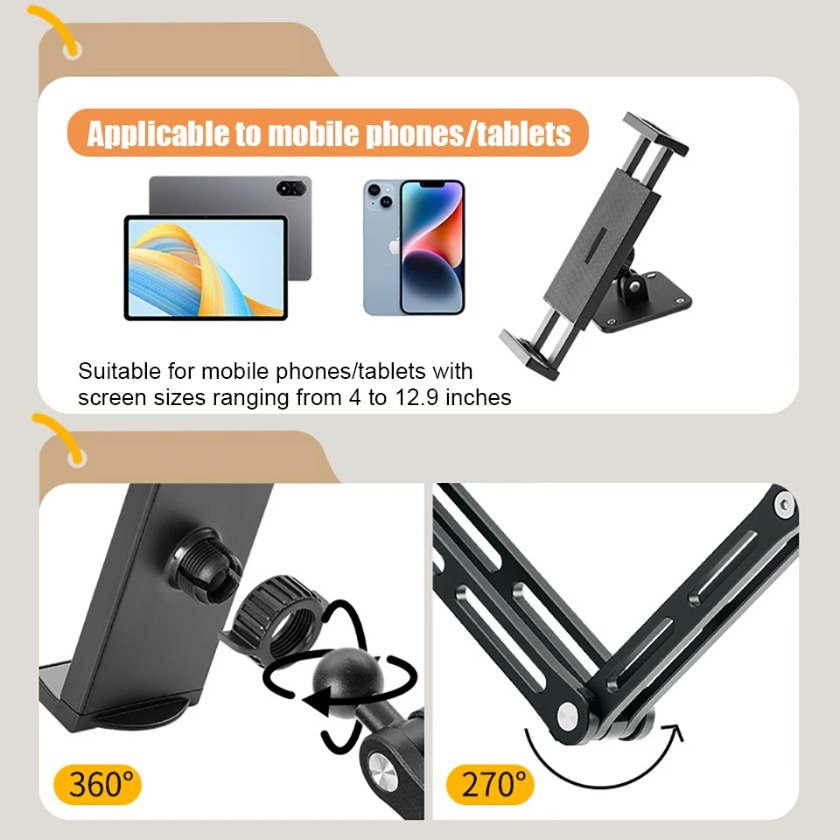 Wall Mount Phone Tablet Holder - Heavy Lift Drone Frame ulasan dan harga