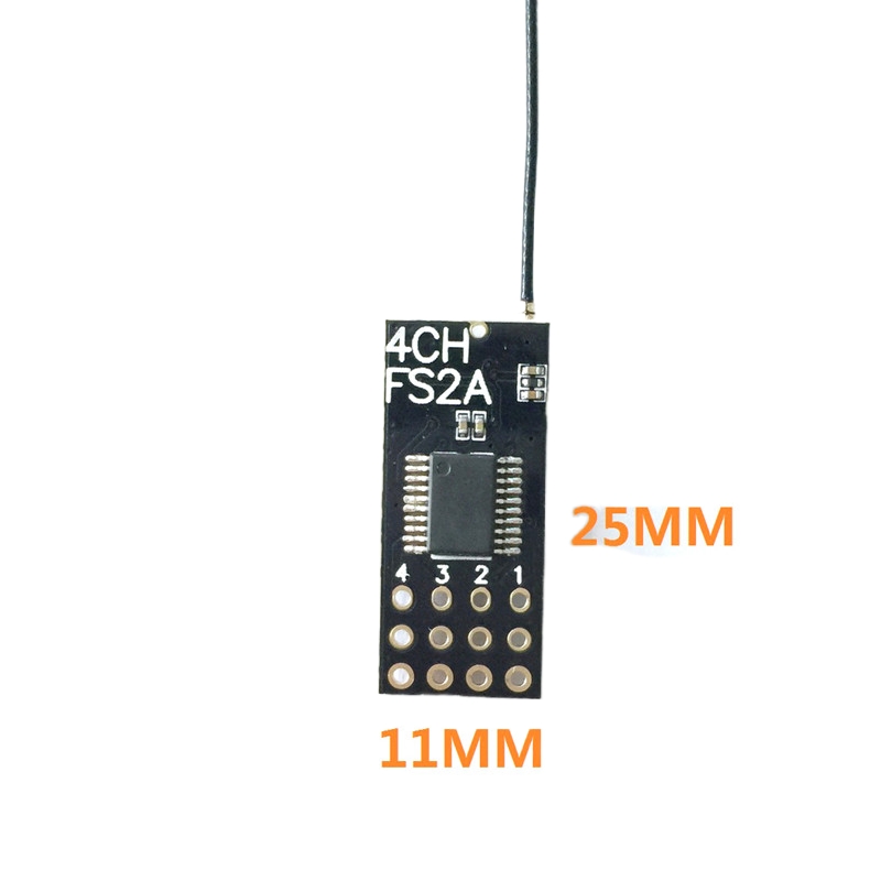 Flysky FS2A Mini Receiver 4CH  - Drone Rcs ulasan dan harga