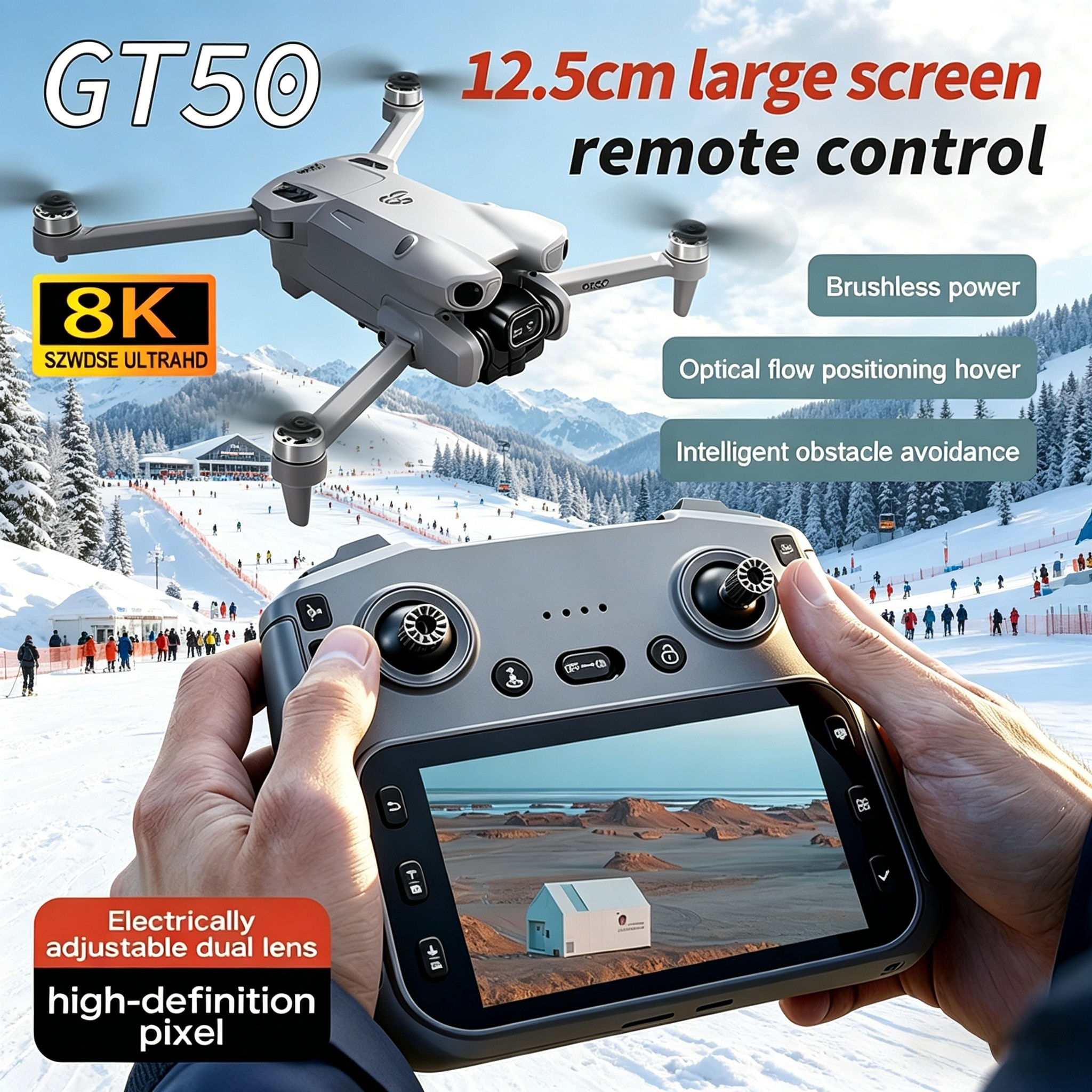 GT50 PRO MIni 5 pro RC Drone 8 - Drone Rc Explorer ulasan dan harga
