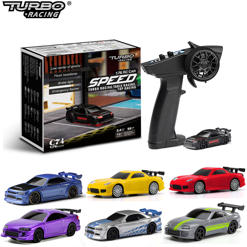 Turbo Racing 1:76 C64 C73 C72  - Rc Drift Car Kit ulasan dan harga