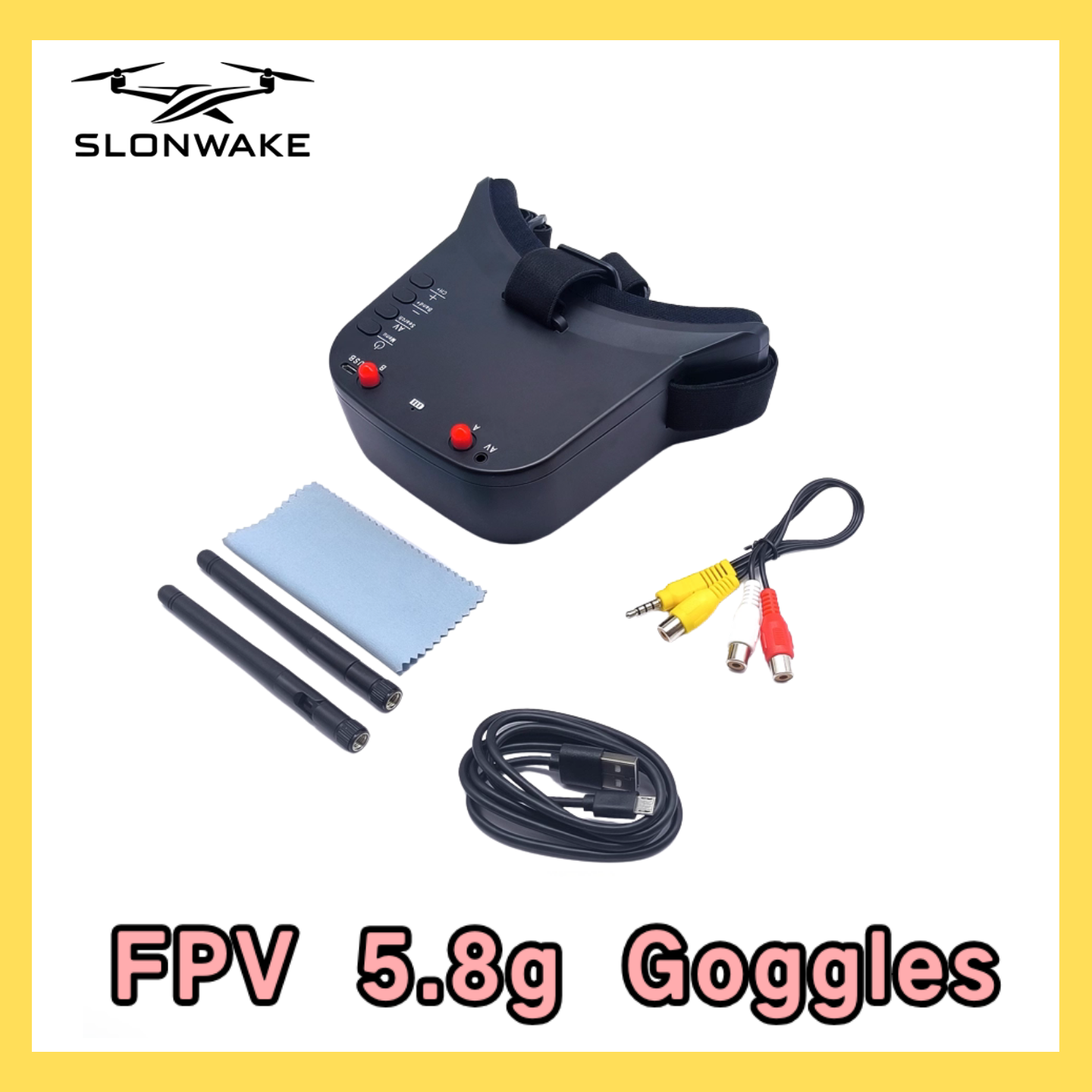 SLONWAKE 5.8G 48CH FPV 400mw V - - Remote Control (Rc) Drone ulasan dan harga