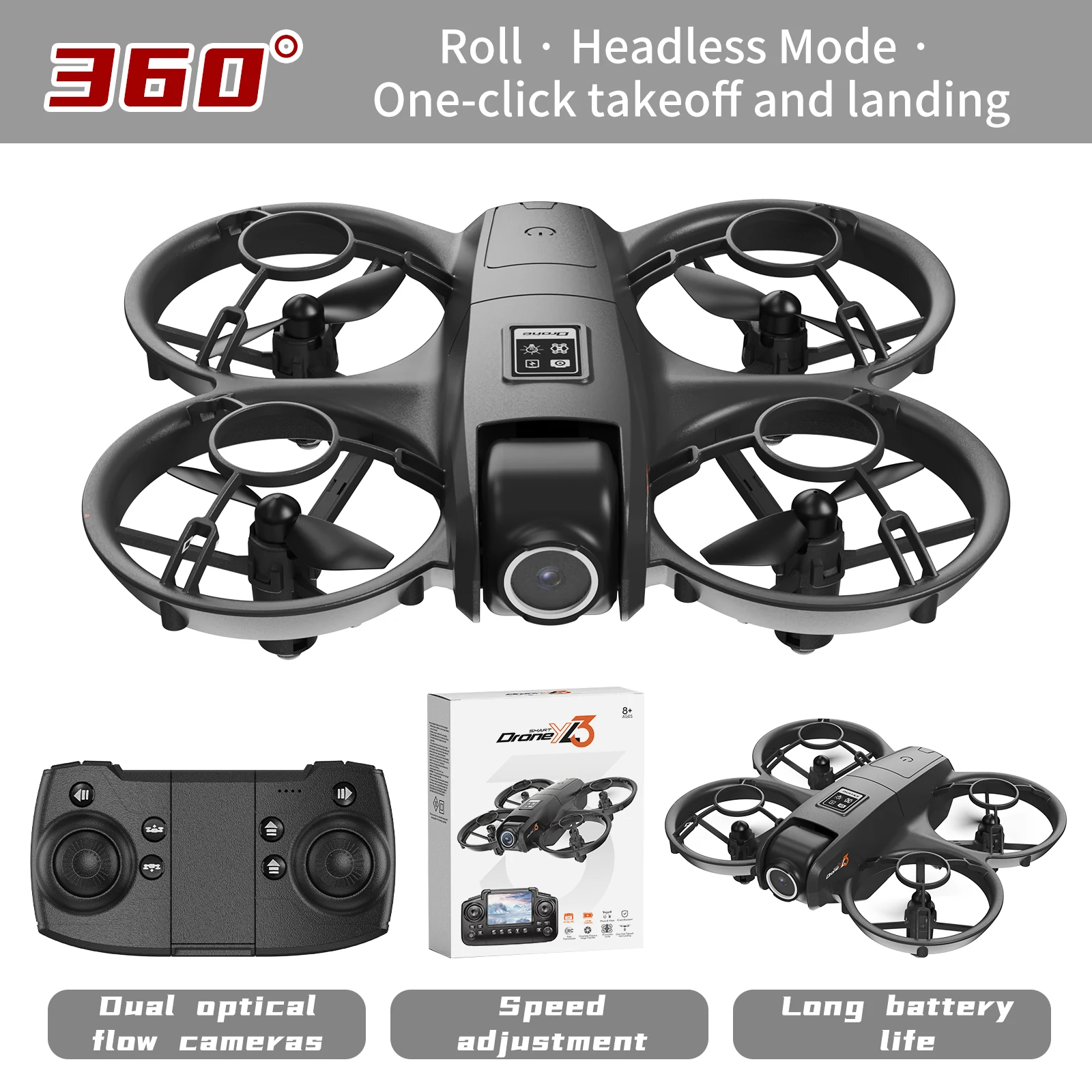 New YL3 RC Drone 8K 1080P Wide - Drone Rc Explorer ulasan dan harga