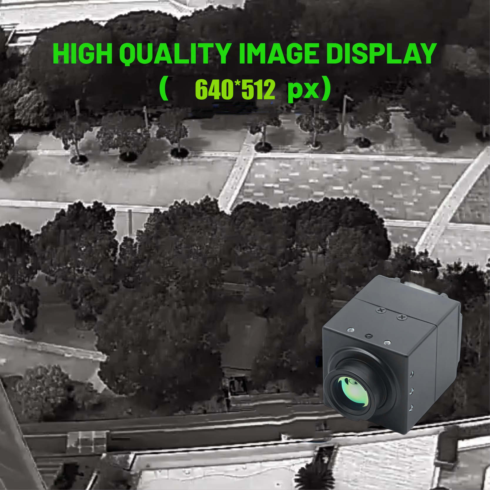 Uncooled 640x512 50Hz Radiomet - Fpv Drone Camera ulasan dan harga