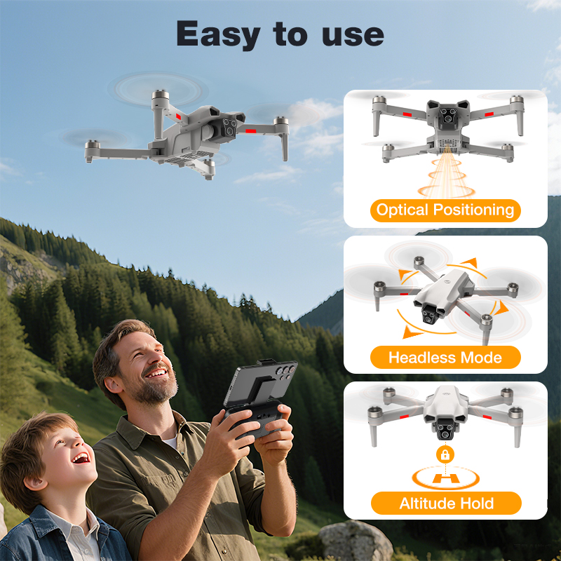NEW Hot L017 Pro Drone Brushle - Drone Rc Team City ulasan dan harga