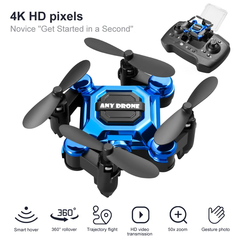 4K Camera HD RC Drone Fold Rem - Drone Rc Team City ulasan dan harga