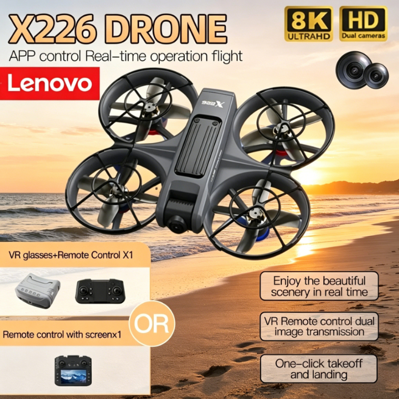 Lenovo X226/X226VR Drone 8K Pr - Drone Rc X226 ulasan dan harga