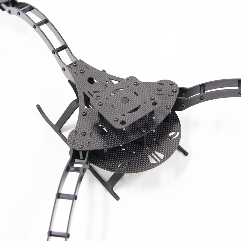 Rctosky Y6 carbon fiber three- - Heavy Lift Drone Frame ulasan dan harga